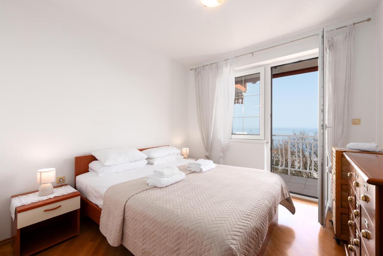 Cozy Apartment Bosnjak Near Opatija, With Sea View Terrace, Air Condition, Free Private Parking Ičići Exterior foto